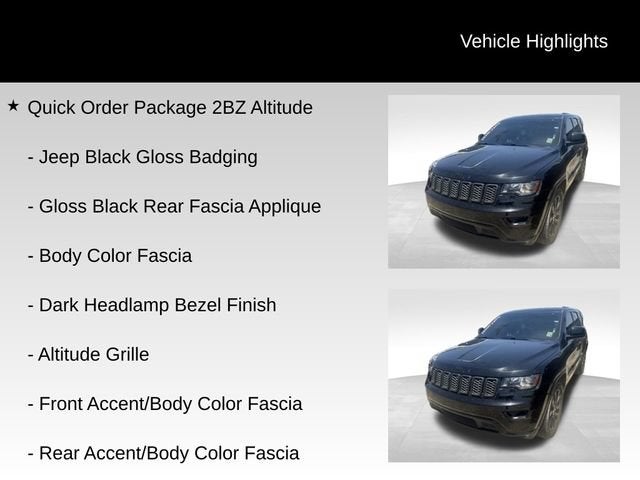 2020 Jeep Grand Cherokee Altitude 4x2