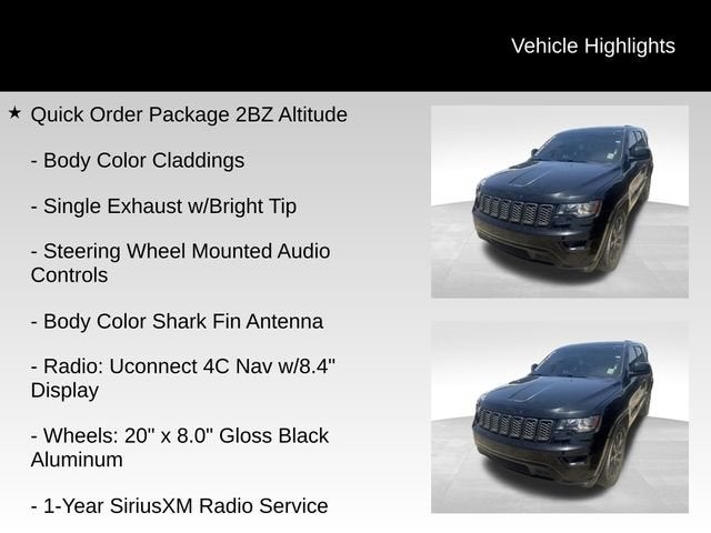 2020 Jeep Grand Cherokee Altitude 4x2