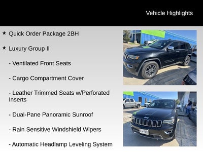2017 Jeep Grand Cherokee Limited 4x2