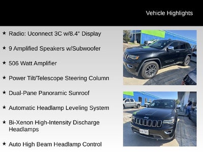 2017 Jeep Grand Cherokee Limited 4x2