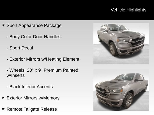 2022 RAM 1500 Laramie Crew Cab 4x2 5'7" Box