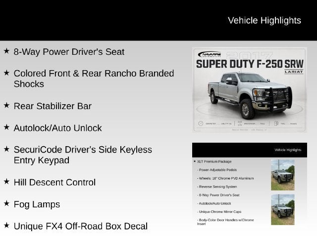 2017 Ford Super Duty F-250 SRW Lariat