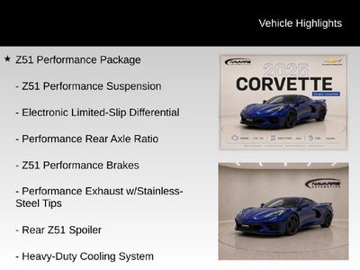 2025 Chevrolet Corvette Stingray 2LT