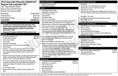 2013 Chevrolet Silverado 2500 HD Work Truck