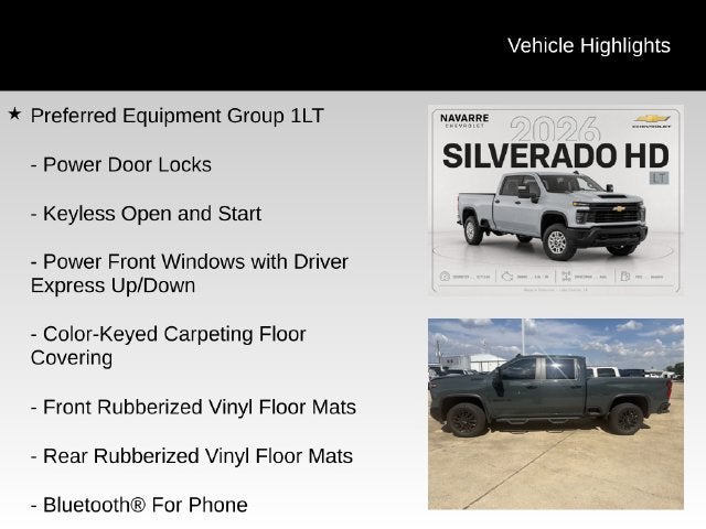 2026 Chevrolet Silverado 2500 HD LT