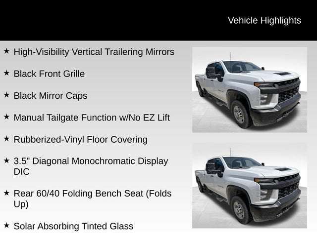 2020 Chevrolet Silverado 2500 HD Work Truck