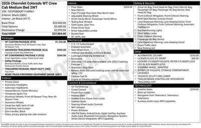 2026 Chevrolet Colorado WT