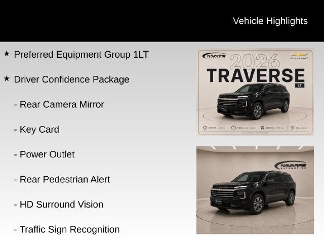 2026 Chevrolet Traverse LT