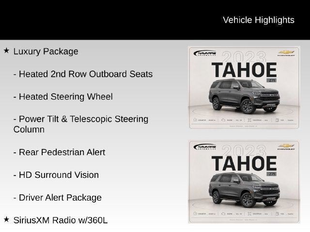 2023 Chevrolet Tahoe Z71
