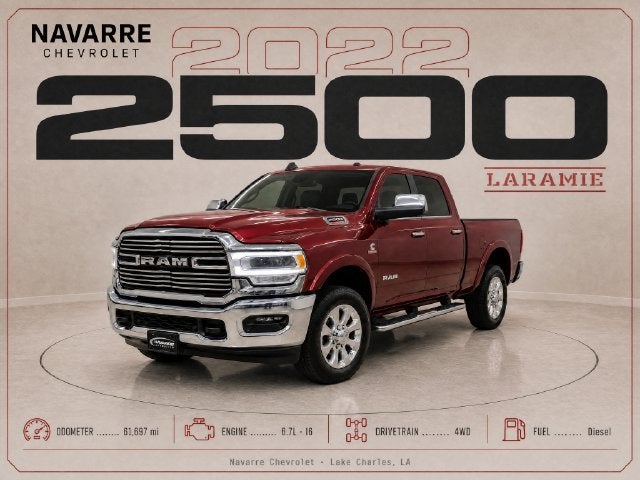 2022 RAM 2500 Laramie Crew Cab 4x4 6'4" Box