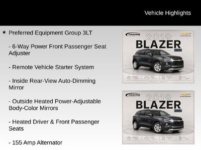 2019 Chevrolet Blazer 4DR FWD LT