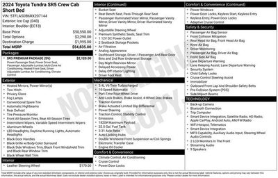 2024 Toyota Tundra SR5