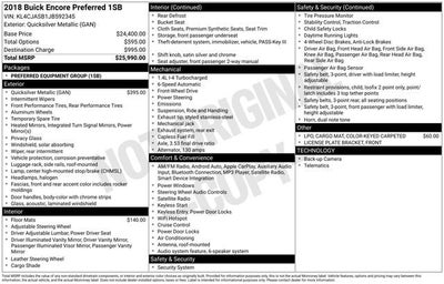 2018 Buick Encore Preferred