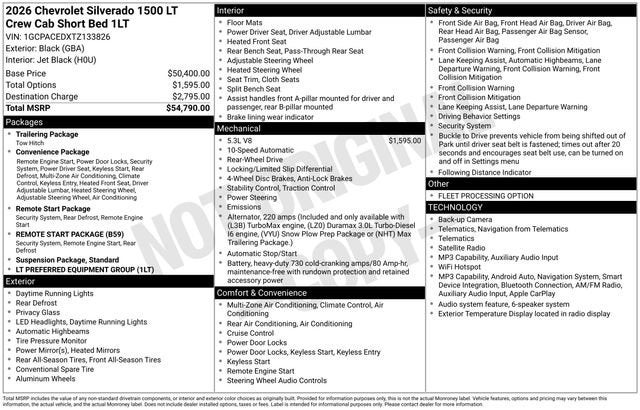 2026 Chevrolet Silverado 1500 LT