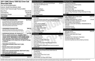 2011 GMC Sierra 1500 SLE