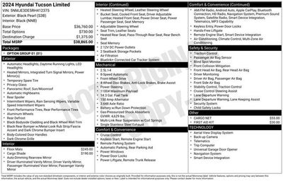 2024 Hyundai Tucson Limited