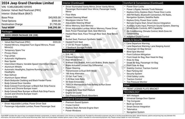 2024 Jeep Grand Cherokee Limited