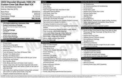 2022 Chevrolet Silverado 1500 LTD Custom