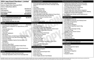 2024 Jeep Grand Cherokee L Limited 4x4