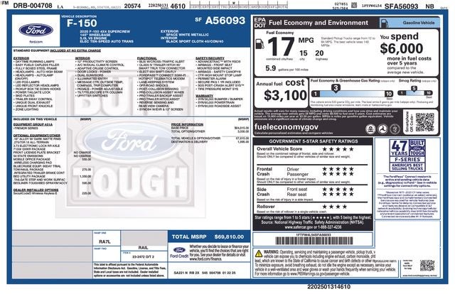 2025 Ford F-150 Tremor