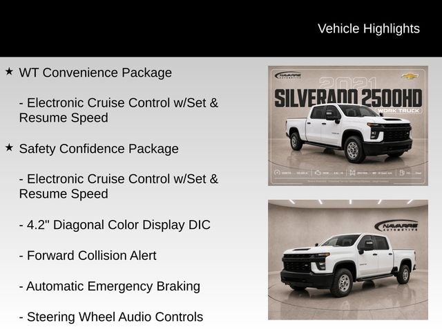 2021 Chevrolet Silverado 2500HD Work Truck