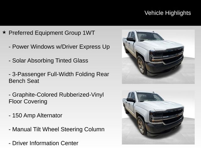 2017 Chevrolet Silverado 1500 WT