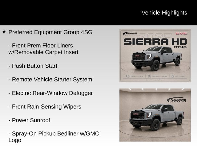 2025 GMC Sierra 2500HD AT4X