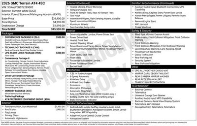 2026 GMC Terrain AT4
