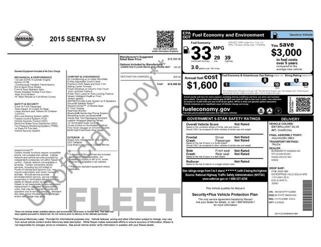 2015 Nissan Sentra SV