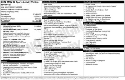 2022 BMW X7 xDrive40i