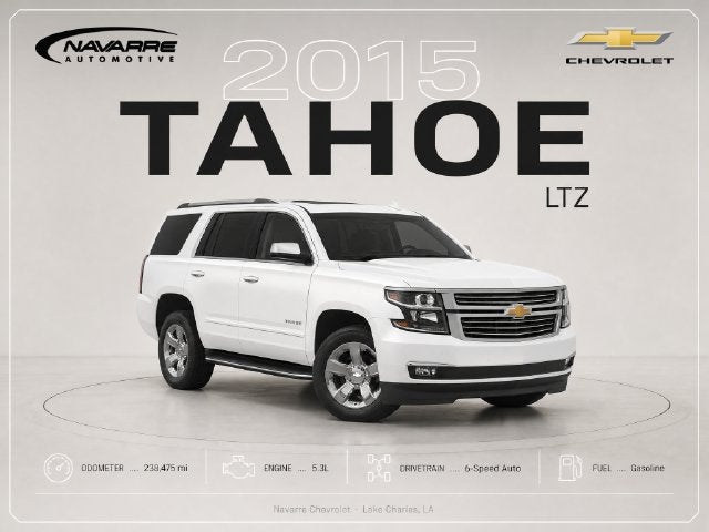 2015 Chevrolet Tahoe LTZ