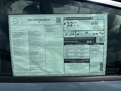 2026 Nissan Sentra SL