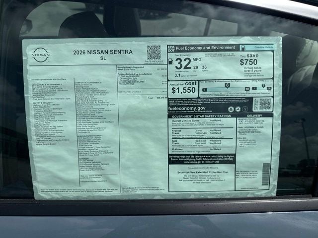 2026 Nissan Sentra SL