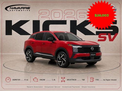 2026 Nissan Kicks SV
