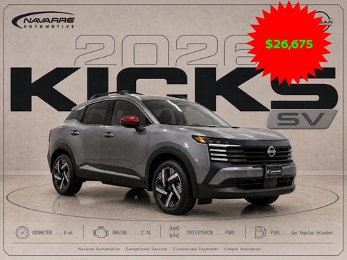 2026 Nissan Kicks SV
