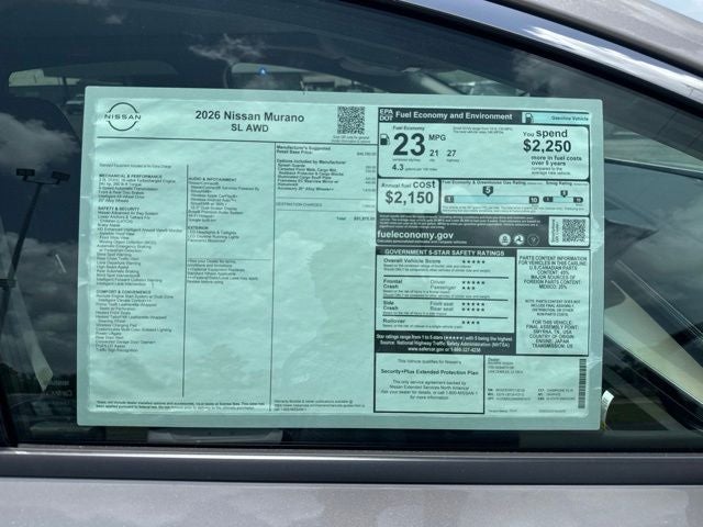 2026 Nissan Murano SL