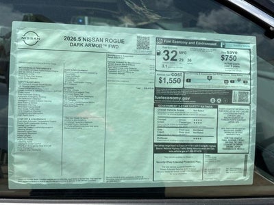 2026 Nissan Rogue Dark Armor