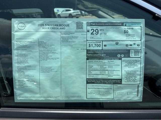 2026 Nissan Rogue Rock Creek