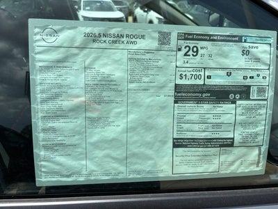 2026 Nissan Rogue Rock Creek