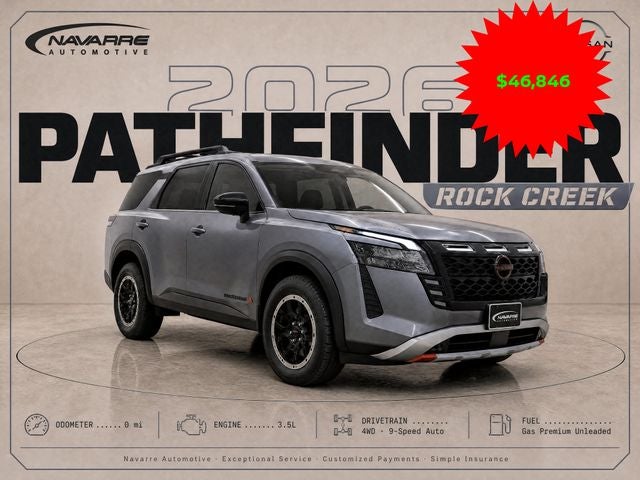 2026 Nissan Pathfinder Rock Creek