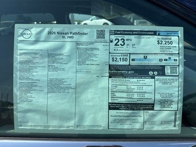 2026 Nissan Pathfinder SL
