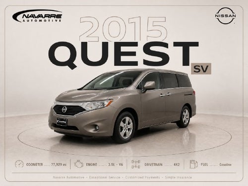 2015 Nissan Quest 3.5 SV