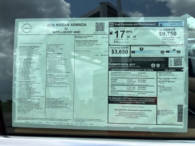 2026 Nissan Armada SL — photo 15
