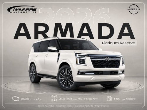2026 Nissan Armada Platinum Reserve