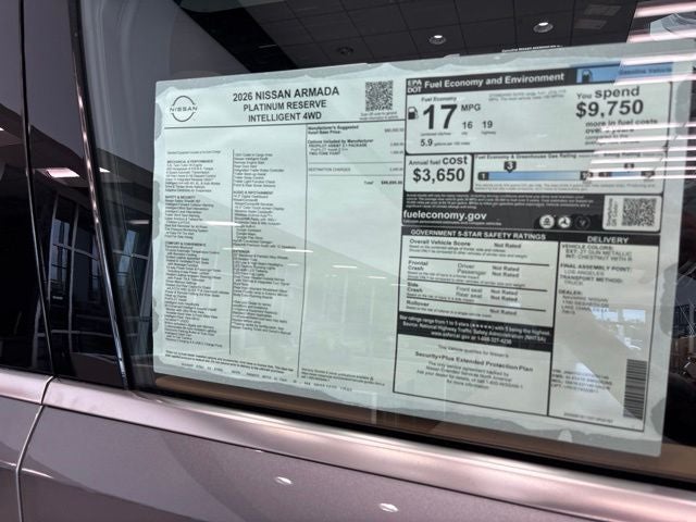 2026 Nissan Armada Platinum Reserve — photo 13