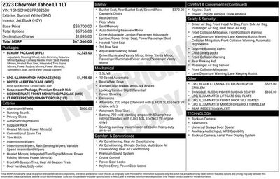 2023 Chevrolet Tahoe Base