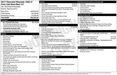 2017 Chevrolet Silverado 1500 LT