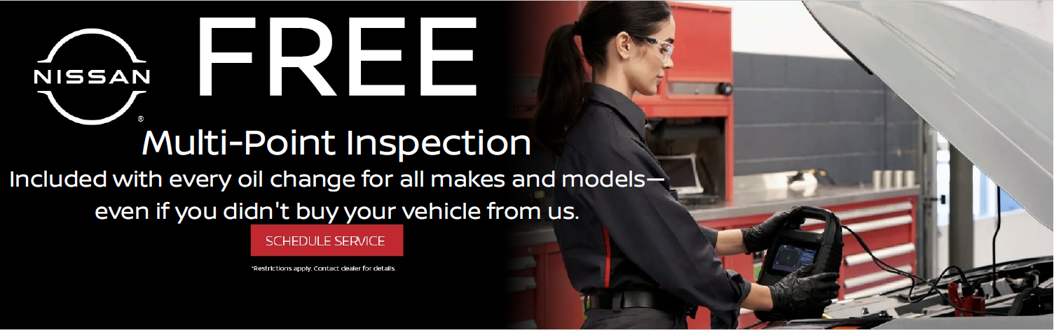 Free Multi-Point Inspections with Oil Change
