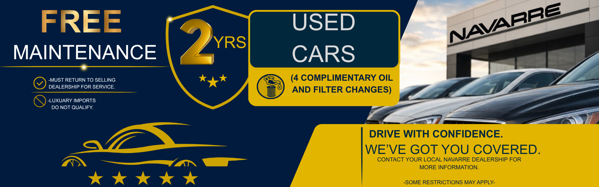 Free Maintenance on Used Cars